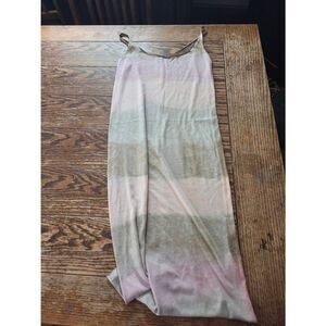 Raquel Allegra striped cotton blend tank dress sz 2 (US L)